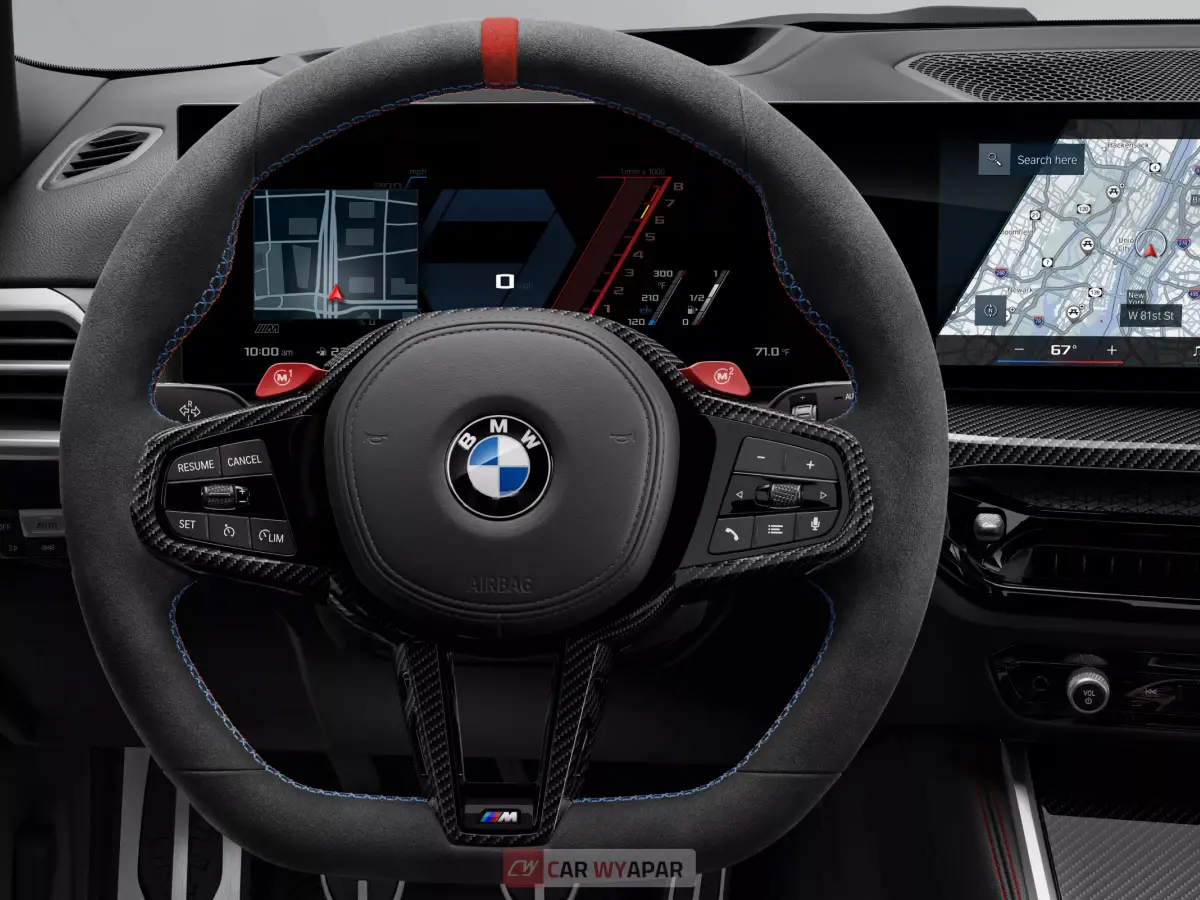 M Alcantara Steering